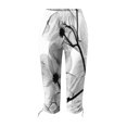 thumbnail image 4 of Pantalon Cargo pour Femmes à Coupe Décontractée par Generic TG, Capris Décontractés Noirs Unis, à Cordon, Raccourcis, Légers, 1 Unité, 4 of 5