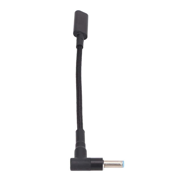 Type C à Adaptateur de Courant Continu, Dissipation de Chaleur Rapide 100W Puce Intelligente USB C à Adaptateur de Courant Continu Portable Compact pour Ordinateur Portable