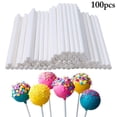 thumbnail image 4 of 100PCS 5.91in Paper Lollipop Sticks Multifunctional Sucker Stick Cake Pop Sticks, 4 of 10