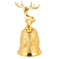thumbnail image 2 of 1pc Metal Hand Bells Golden Hand Bell Toys Christmas Hand Bells for Party, 2 of 7