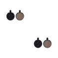thumbnail image 2 of Baohd 1/2/3/5 10pair Lightweight Brake Pad For Wide Compatibility Durable Brake Pads JY-11C 2PCS, 2 of 6