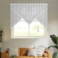 thumbnail image 2 of Valances for Windows,Lace Kitchen Valance Swag, Window Treatment Tier Curtain for Bathroom, Kitchen and Cafe, Thermal Insulating, 2 of 6
