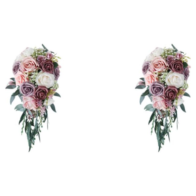 Maytalsory Wide Application Artificial Flower Realistic Appearance Low Maintenance Vintage lotus roots 2Set