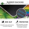 thumbnail image 4 of St. Patricks Day Lucky Clover Kitchen Rugs Set of 2, Shamrock Hat Rainbow Plaid Farmhouse Kitchen Mats Decor, Spring Pinch Me Gold Irish Floor Door Mat Home Decorations -17x29 and 17x47 Inch, 4 of 6