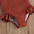 thumbnail image 5 of Baby Girls Long Sleeve Swimsuit Ruffle Zipper Rash Guard Swimwears, 5 of 5