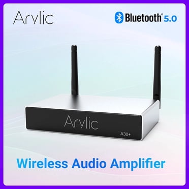 Arylic A30+ Amplificateur Stéréo Bluetooth Sans Fil Hi-Fi 30 W x 2 Mini Amplificateur avec Contrôle par Application de Diffusion Multi-Pièces TPA3116