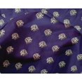 thumbnail image 4 of oneOone Silk Tabby Fabric Elephant Block Printed Fabric 1 Yard 42 Inch Wide, 4 of 4