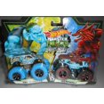 thumbnail image 2 of Hot Wheels Monster Trucks Roarin’ Rumble 2-Packs of 1:64 Scale Toy Trucks, 2 of 5