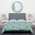 thumbnail image 1 of Designart 'Porch & Den Cason 1950 Mid-Century Pattern Duvet Cover Set, 1 of 4