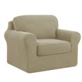 thumbnail image 1 of Ensembles de Housses de Sofa 2024 7 Pcs Housse Extensible pour Canapé Housses de Coussins de Dossier (Sofa Bordeaux), 1 of 6