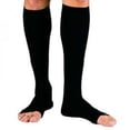 thumbnail image 1 of Gros Clair! Bas de Compression à Fermeture Éclair Confortables, Bas de Compression à Bout Ouvert, Soutien des Jambes, Bas Gainants, Bas Jusqu'au Genou, 1 of 5