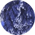 thumbnail image 1 of Ahgly Company Tapis Rond Lavable en Machine Intérieur Transitionnel Bleu Minuit, 6 Pieds Rond, 1 of 7