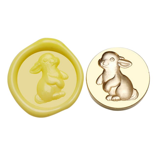 -shaped Stamp Head 3D Relief Copper Head for Wedding Card (Triceratops)