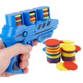 thumbnail image 1 of Foam Disc Launcher, Continuous Shooting Flying Disc Launcher, Disk Shooter Tool, with 25 Flying Disks, for Fun, Party Favors and Outdoor Tools Toddlers Ages 8-12, 1 of 8