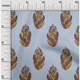 thumbnail image 1 of oneOone Polyester Lycra Feuilles & Imprimé Floral Bloc Tissu BTY 56 Pouces de Large, 1 of 4