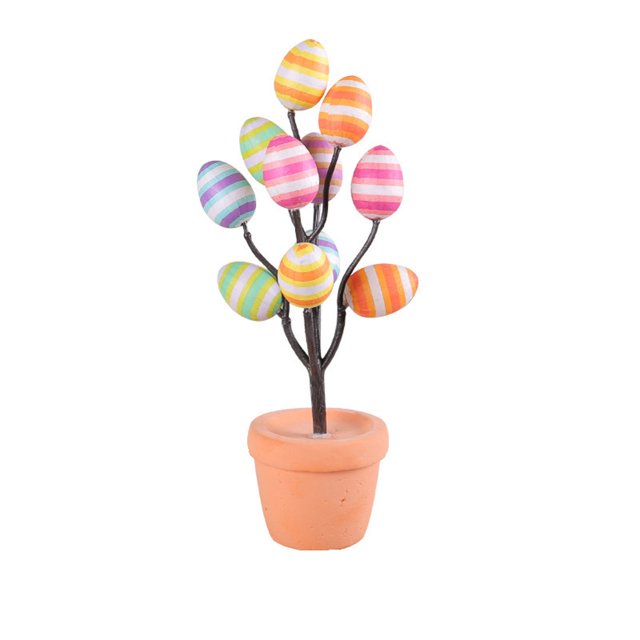Birdeem Oeufs de Pâques Pot Taches Oeufs Pot de Fleurs Cour Extérieure Décoration de Pâques