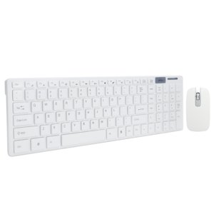 Clavier mécanique, 101 Clés sans fil avec souris, 10m Mouse de clavier d'ordinateur de connexion à distance pour les voyages d'ordinateurs portables