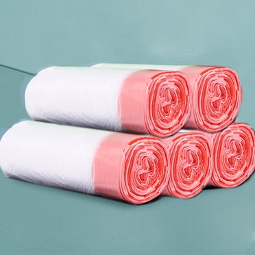 Birdeem Kitchen Drawstring Garbage Bag, 10L Degradable Garbage Bag, Eco-Friendly Garbage Bags 100Pcs for Bathroom Bedroom Office Trash Can
