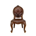 thumbnail image 2 of ACME Versailles Chaise Latérale en Similicuir Cerisier, 2 of 5