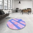 thumbnail image 4 of Ahgly Tapis Rectangulaire Lavable en Machine Intérieur Transitionnel Violet, 2 Pieds x 3 Pieds, 4 of 7