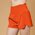thumbnail image 2 of Timegard Workout Shorts for Women Quick Dry High Waisted Smocked Athletic Lightweight Gym Running Shorts, 2 of 6