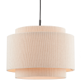 thumbnail image 3 of Bouclair Plafonnier Beige à Nervures Noir et Blanc, 3 of 5