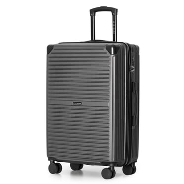 Jetstream Southbound 24 Inch Hardside Medium Checked Luggage, Spinner Suitcase with TSA Lock