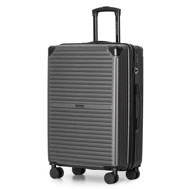 Jetstream Southbound 24 Inch Hardside Medium Checked Luggage, Spinner Suitcase with TSA Lock