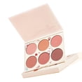 thumbnail image 3 of Palette de Fards à Joues 6 Couleurs, Poudre pour le Visage Mate et Brillante Pigmentée, Texture Délicate Longue Tenue, au Design Compact et Léger, 3 of 8