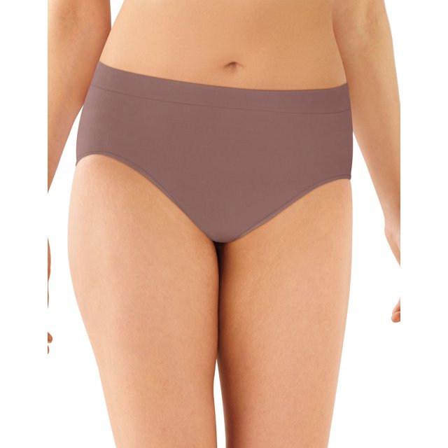 Bali Womens One Smooth U All-Around Smoothing Hi-Cut Panty, 9, Mocha Velvet