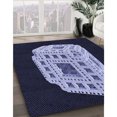 thumbnail image 3 of Ahgly Company Tapis Rectangulaire d'Intérieur Lavable en Machine Transitionnel Violet Clair Bleu, 8 Pieds x 10 Pieds, 3 of 7