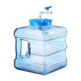 thumbnail image 1 of Water Container Water Jug Water Storage Barrel Water Bottle for Hiking Household 7.5L Square, 1 of 8