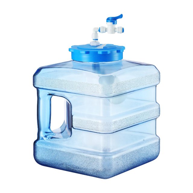 Water Container Water Jug Water Storage Barrel Water Bottle for Hiking Household 7.5L Square