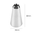 thumbnail image 3 of Amdohai Stainless Steel Cake Decorating Supplies Cake Turntable 10PCS/Set DIY Cream Tools, 3 of 7