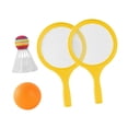 thumbnail image 3 of Children's Badminton Tennis Set with Ball and Badminton Shuttlecock Lightweight Yellow, 3 of 9