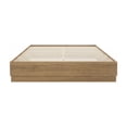 thumbnail image 1 of Cadre de lit plateforme Nexera Milano King, chêne brun, 1 of 5