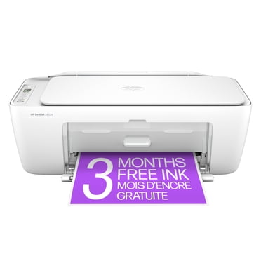 Imprimante tout-en-un HP Deskjet 2852e, parfaite pour la maison avec 3 mois d'encre instantanée gratuits