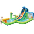 thumbnail image 1 of Costway Inflatable Water Slide Giant Water Park for Kids Backyard Fun without Blower, 1 of 10