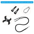 thumbnail image 3 of Unique Bargains Phone Lanyard with Transparent Lanyard Patch, Black, 1 Count, 3 of 5