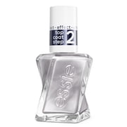 Essie Gel Couture Nail Polish Metallic Glaze Top Coats, Shade: Glazed Chrome