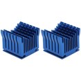 thumbnail image 1 of 2Pcs Aluminium Heatsink Cooler 3D Printer Motherboard South North Bridge Chipset Single CoolingBlue, 1 of 14