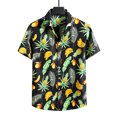 thumbnail image 1 of Shirts for Men Men's Plus size Short-Sleeve Printed Poplin Shirt, 1 of 4