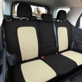thumbnail image 4 of FH Group Neoprene Custom Fit Seat Covers for 2021 - 2022 Ford Bronco Sport Beige - Rear Set, 4 of 10