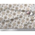 thumbnail image 2 of Soimoi Poly Georgette Tissu Flocons de Neige Imprimé Floral 1 Yard 52 Inch Wide, 2 of 5