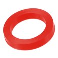 thumbnail image 1 of Unique Bargains Rondelle Plate en Caoutchouc Silicone DN25 1 Pieds Connecteur Rapide Joint Rouge, 1 of 5