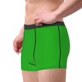 thumbnail image 2 of Lukts Green Pattern Men's Underwear Covered Waistband Boxer Briefs-Large, 2 of 5