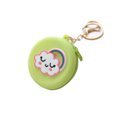 thumbnail image 1 of Coins Coin Purse Silicone Cute Zipper Closure Gift Choice Women Change Pouch Wallet For Lipstick KeysRound, Rainbow Expression, 1 of 1