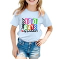 thumbnail image 1 of HNMKIU T-Shirt Décontracté à Manches Courtes pour Filles, Imprimé Tendance, Col Rond, Confortable et Ample pour un Usage Quotidien, 1 of 4