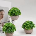 thumbnail image 3 of Artificial Plant Potted Lifelike Round Fake Greenery Plant Faux Plant Decoration, 3 of 10
