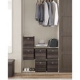 thumbnail image 2 of SONGMICS Storage Cubes, Set of 6 Storage Bins with Handles, Foldable Oxford Fabric and Non-Woven Fabric Storage Boxes, 11.8 x 11.8 x 11.8 Inches, Chestnut Brown, 2 of 6